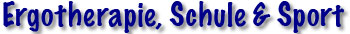 Ergotherapie
